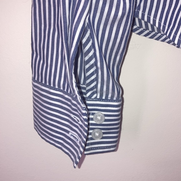 ANNE KLEIN | Long Sleeve Button Down Shirt - Picture 7 of 16